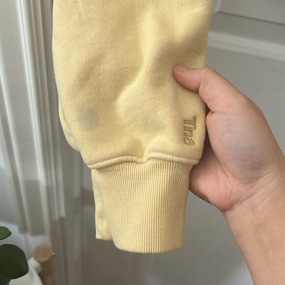 Aritzia X TNa Cozy AF Cropped Fleeced Sweatshirt. Size M - Picture 10 of 11